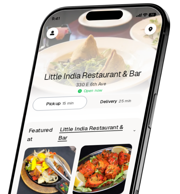 Little India Restaurant & Bar app preview