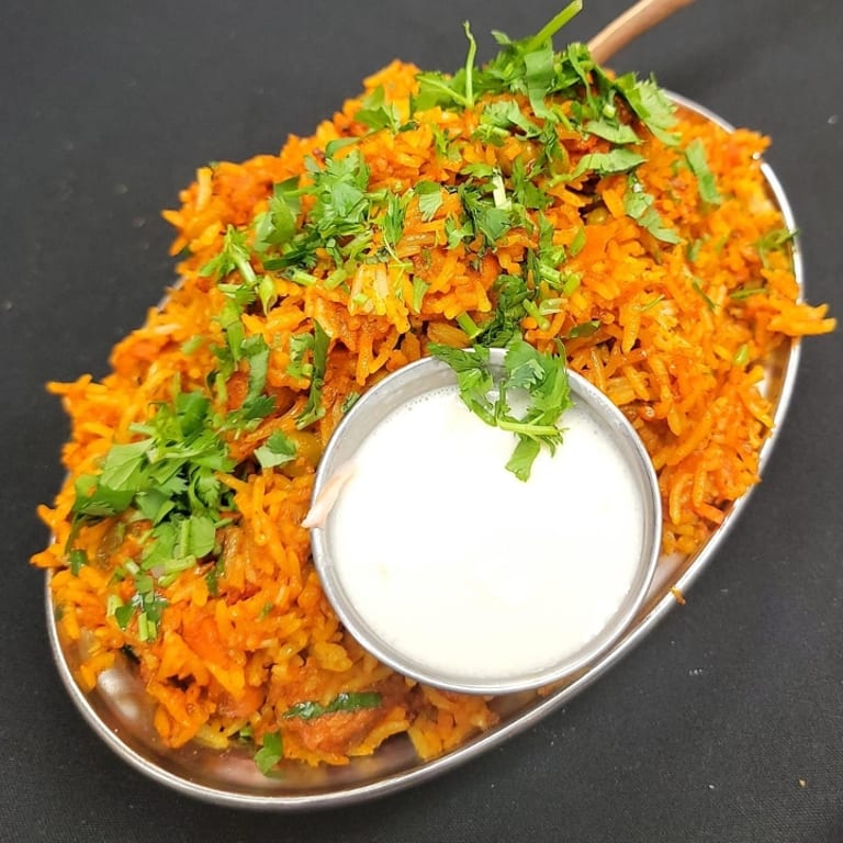 Delicious Lamb Biryani Awaits