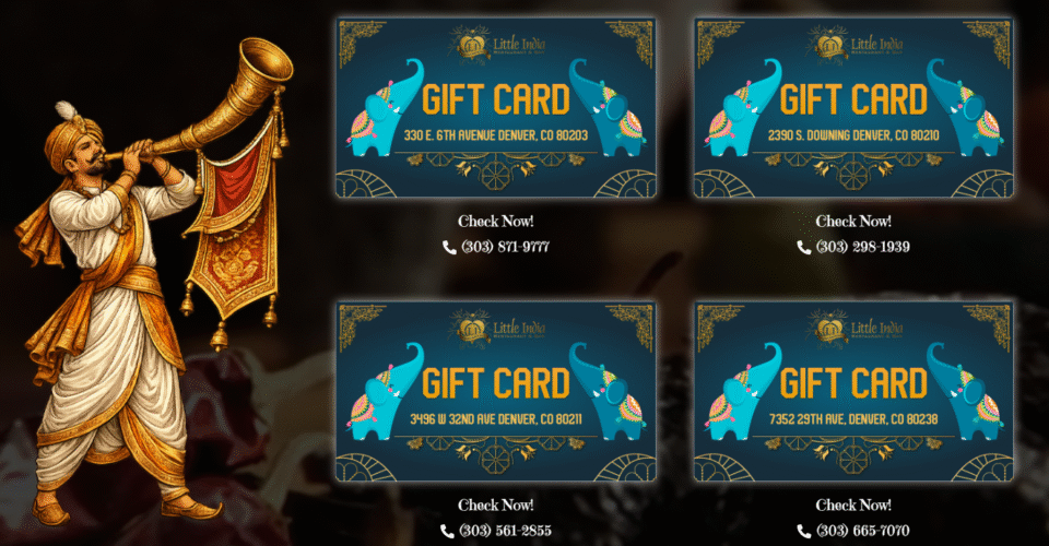 Little India Denver Gift Cards